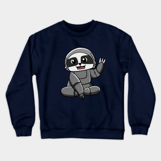 Robot Sloth Crewneck Sweatshirt